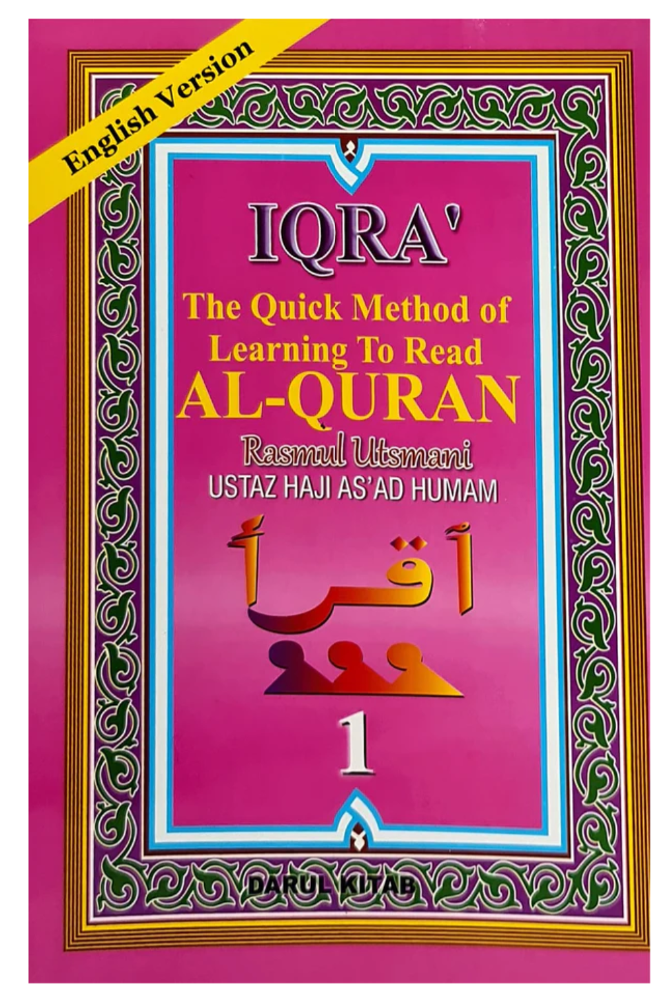 IQRA The Quick Method of Learning To Read Al-Quran 1-6 Book set