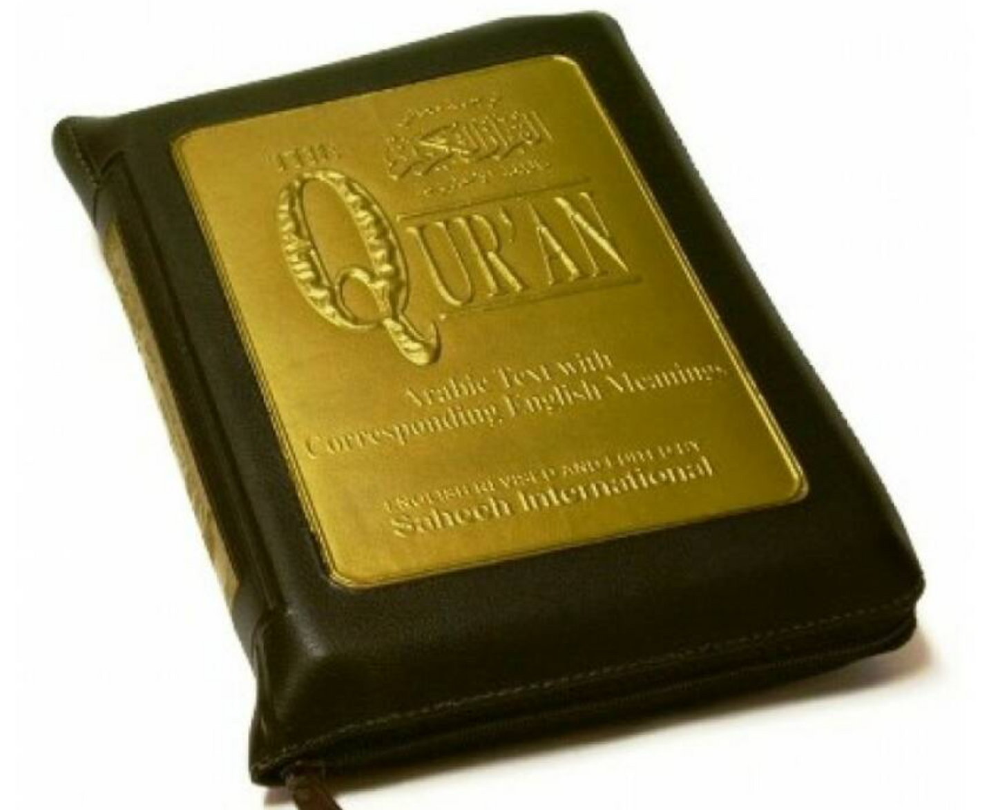 Sahih International Quran Arabic Text With English Zip Pocket