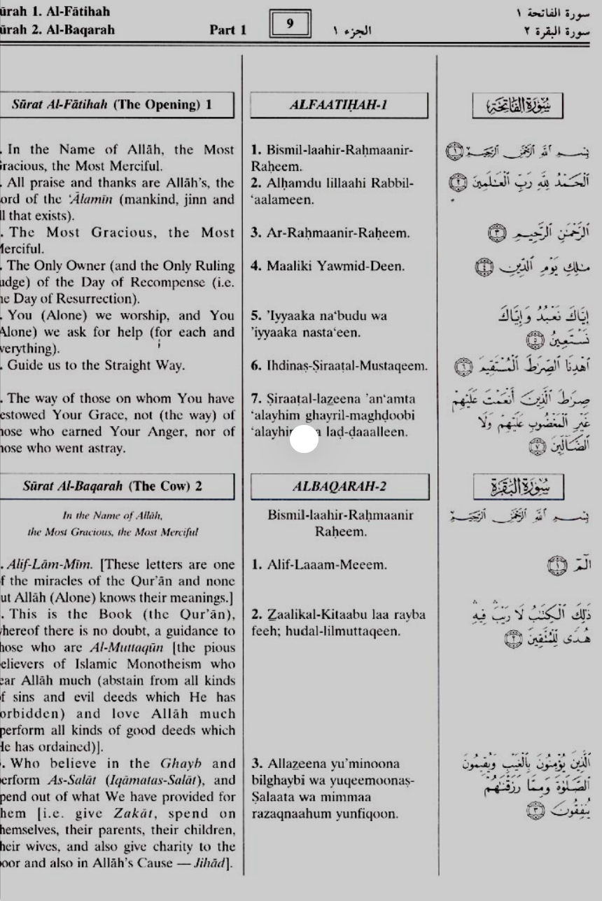 The Noble Quran Translation and Transliteration ( 25cm x 18cm x 4cm ) Darussalam