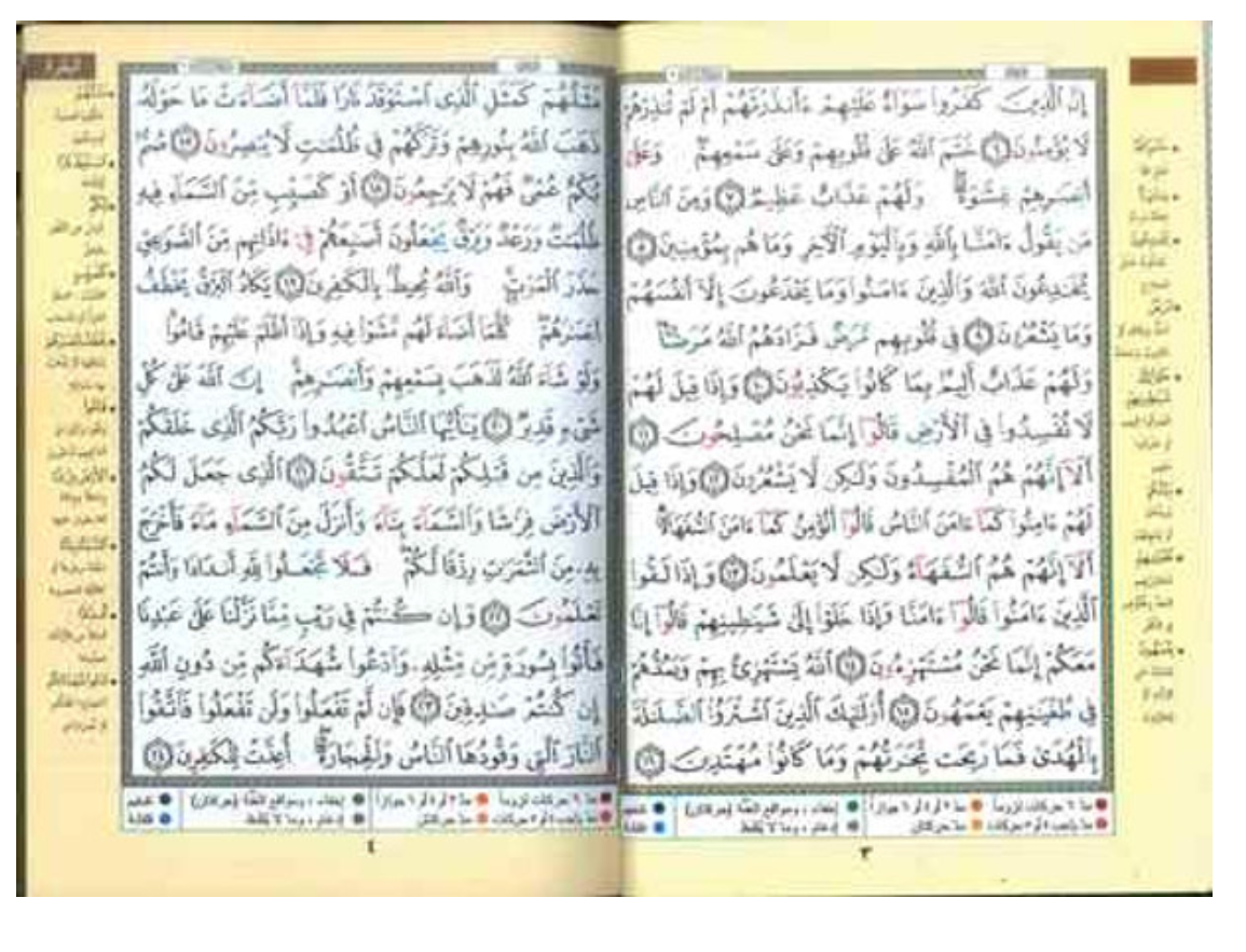 Tajweed Quran - Colour Coded Arabic 10x14 cm